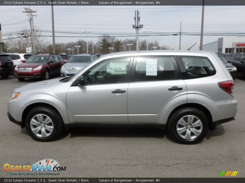 2010 Subaru Forester 2.5 X Spark Silver Metallic / Black Photo #8