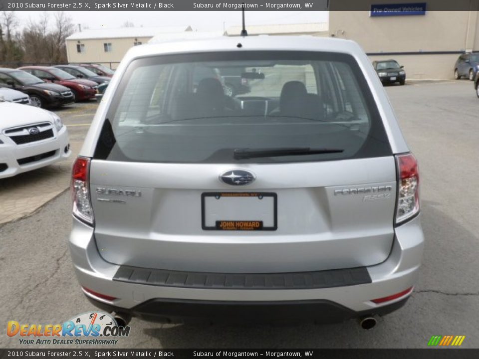 2010 Subaru Forester 2.5 X Spark Silver Metallic / Black Photo #10