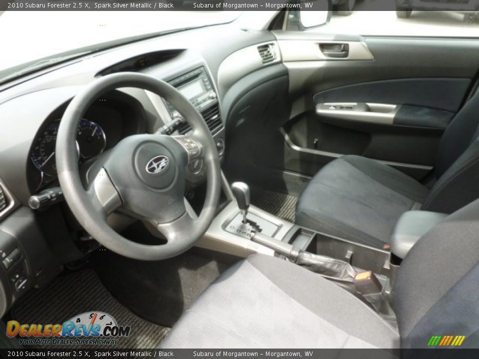 2010 Subaru Forester 2.5 X Spark Silver Metallic / Black Photo #16