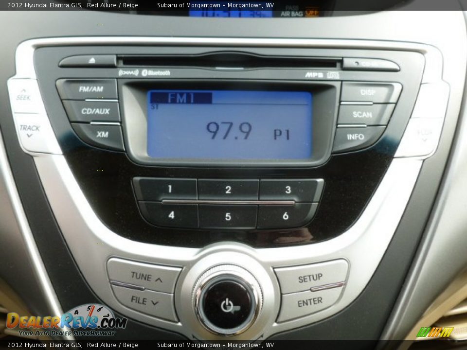 2012 Hyundai Elantra GLS Red Allure / Beige Photo #19