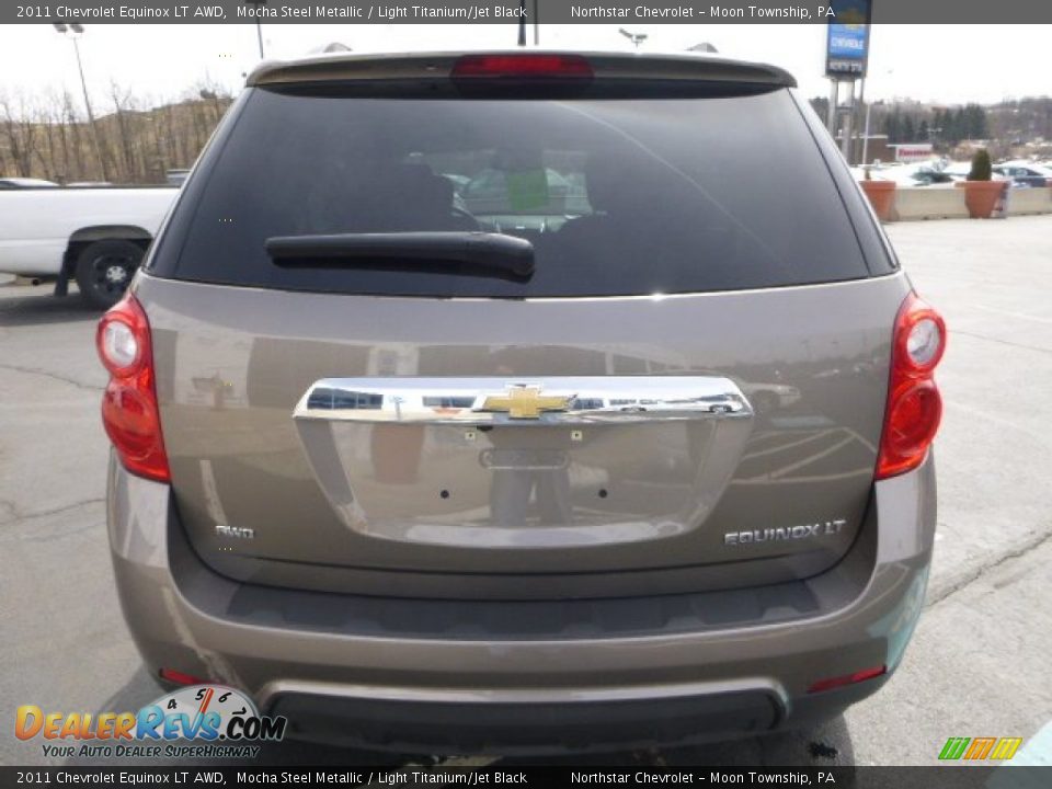 2011 Chevrolet Equinox LT AWD Mocha Steel Metallic / Light Titanium/Jet Black Photo #4