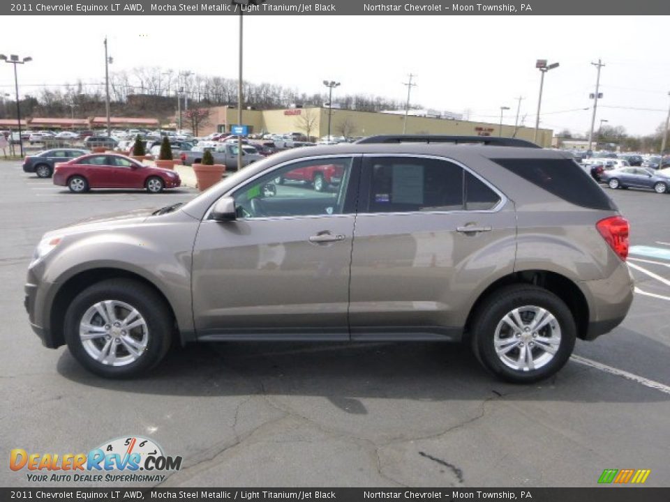 2011 Chevrolet Equinox LT AWD Mocha Steel Metallic / Light Titanium/Jet Black Photo #6
