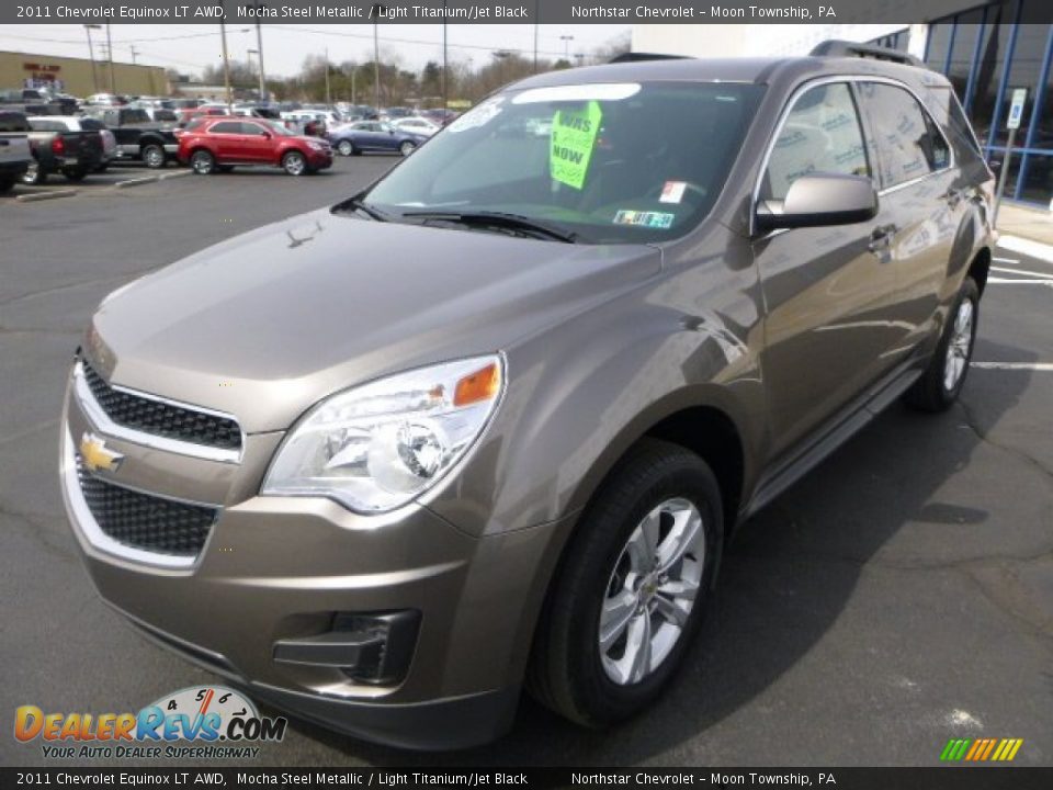 2011 Chevrolet Equinox LT AWD Mocha Steel Metallic / Light Titanium/Jet Black Photo #7