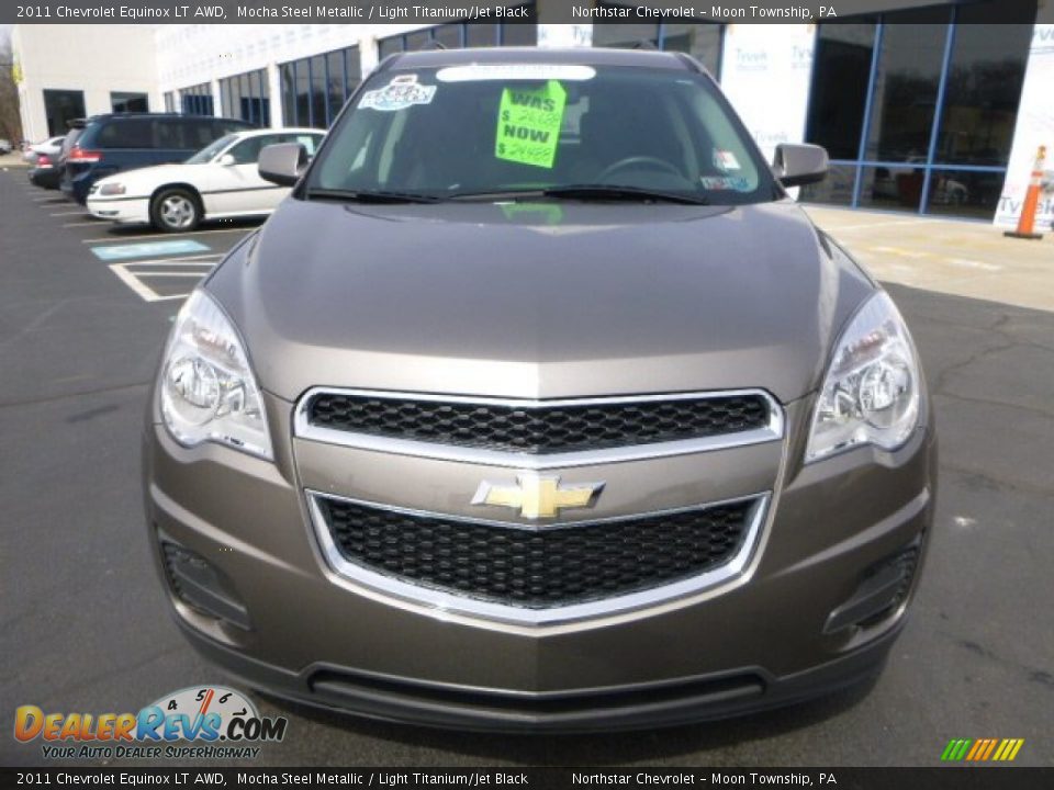 2011 Chevrolet Equinox LT AWD Mocha Steel Metallic / Light Titanium/Jet Black Photo #8