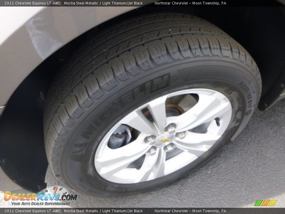 2011 Chevrolet Equinox LT AWD Mocha Steel Metallic / Light Titanium/Jet Black Photo #9