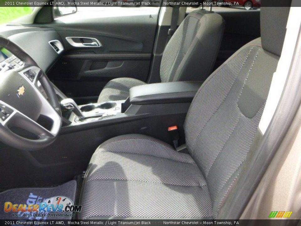 2011 Chevrolet Equinox LT AWD Mocha Steel Metallic / Light Titanium/Jet Black Photo #10