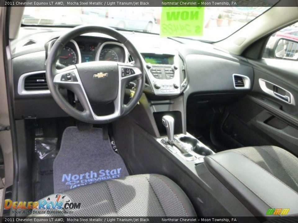 2011 Chevrolet Equinox LT AWD Mocha Steel Metallic / Light Titanium/Jet Black Photo #12