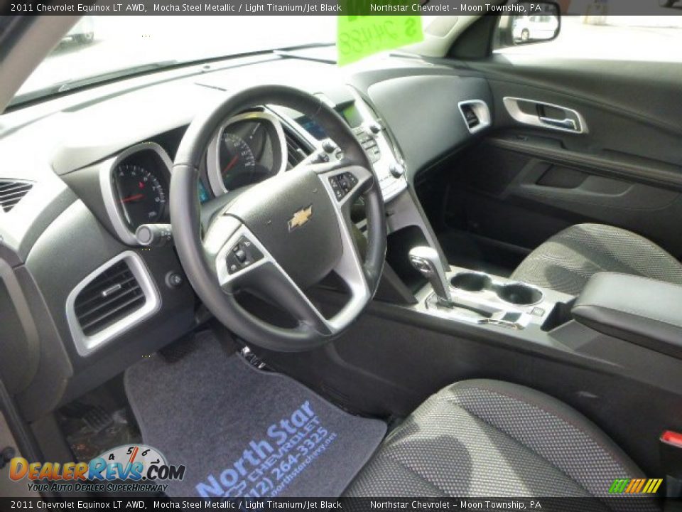 2011 Chevrolet Equinox LT AWD Mocha Steel Metallic / Light Titanium/Jet Black Photo #15