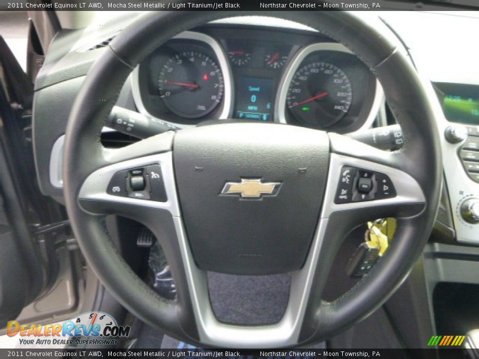 2011 Chevrolet Equinox LT AWD Mocha Steel Metallic / Light Titanium/Jet Black Photo #17