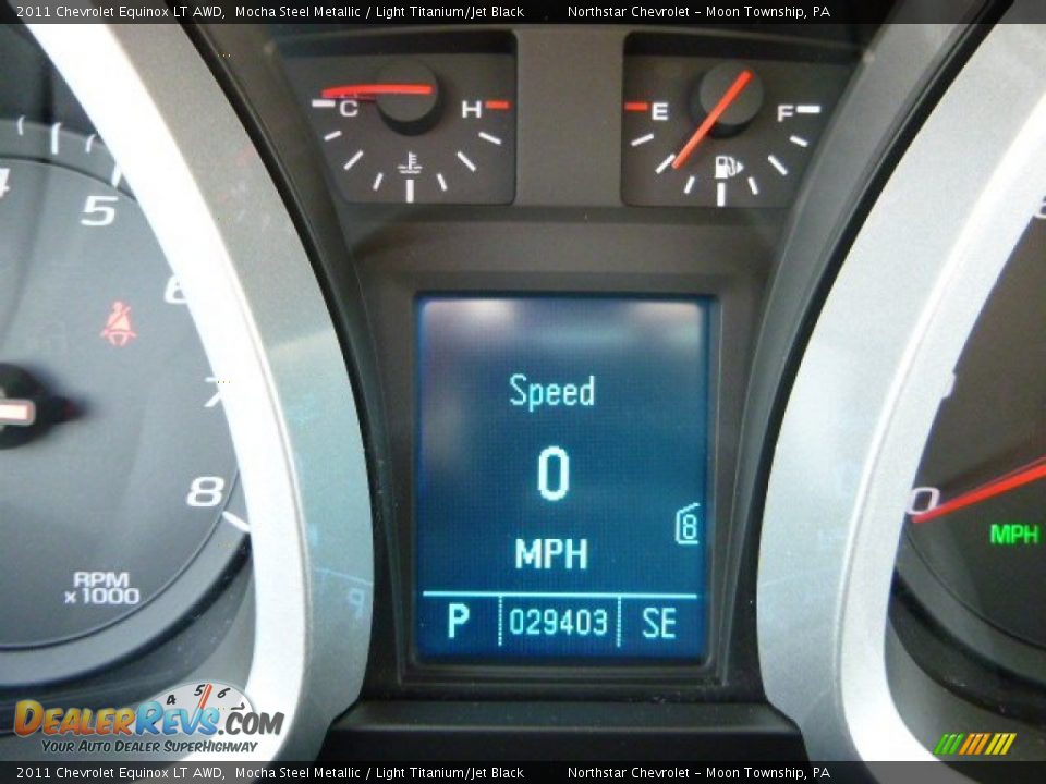 2011 Chevrolet Equinox LT AWD Mocha Steel Metallic / Light Titanium/Jet Black Photo #20