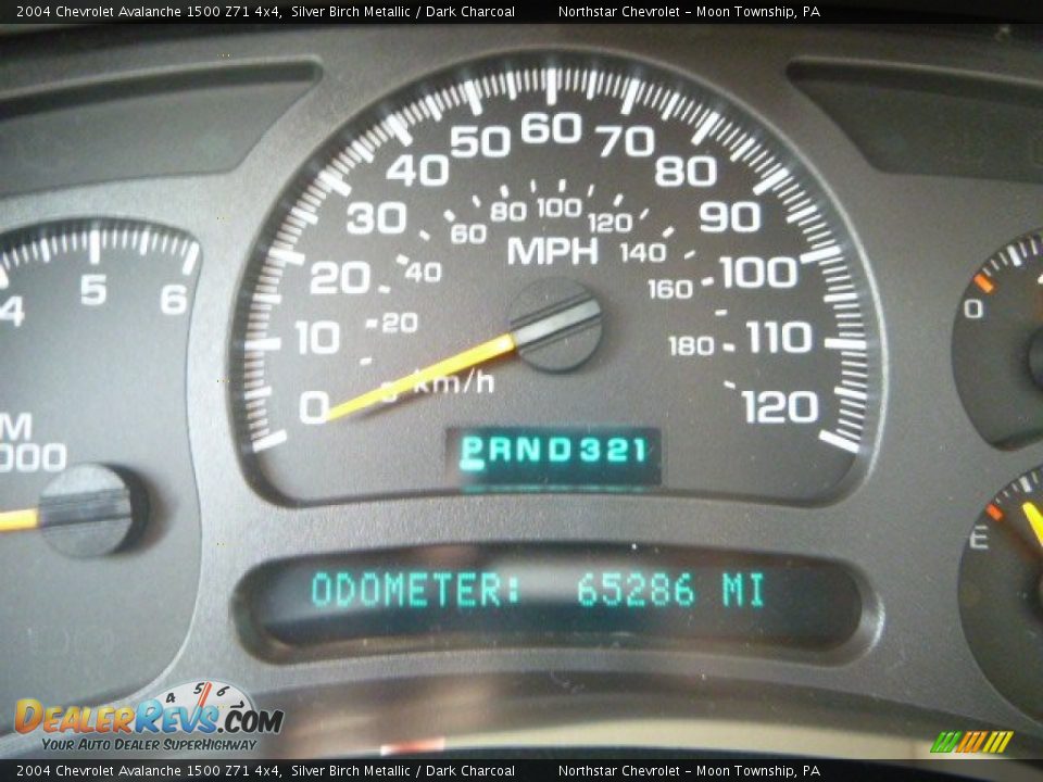 2004 Chevrolet Avalanche 1500 Z71 4x4 Silver Birch Metallic / Dark Charcoal Photo #20