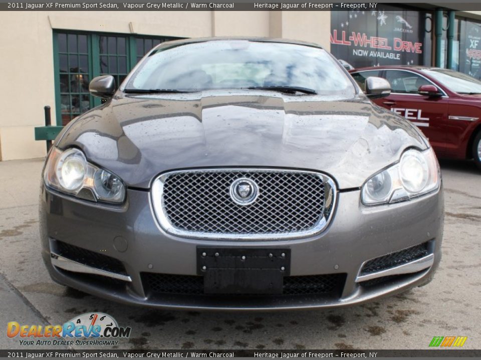 2011 Jaguar XF Premium Sport Sedan Vapour Grey Metallic / Warm Charcoal Photo #2