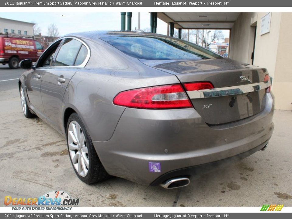 2011 Jaguar XF Premium Sport Sedan Vapour Grey Metallic / Warm Charcoal Photo #4