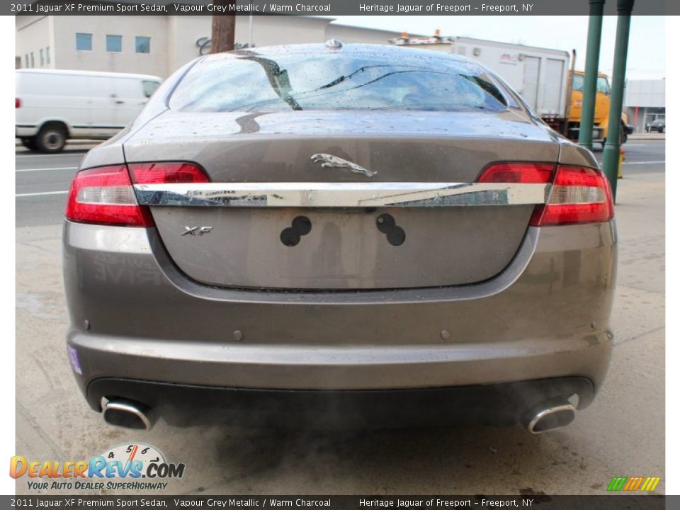 2011 Jaguar XF Premium Sport Sedan Vapour Grey Metallic / Warm Charcoal Photo #5