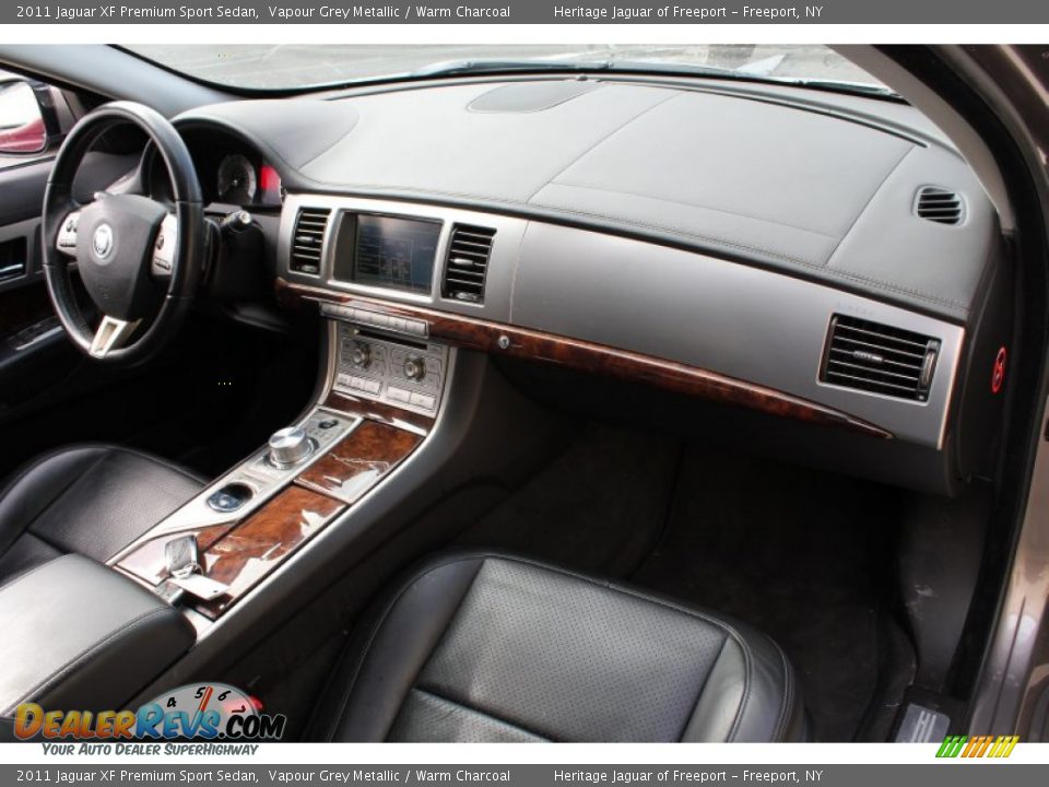 Dashboard of 2011 Jaguar XF Premium Sport Sedan Photo #12
