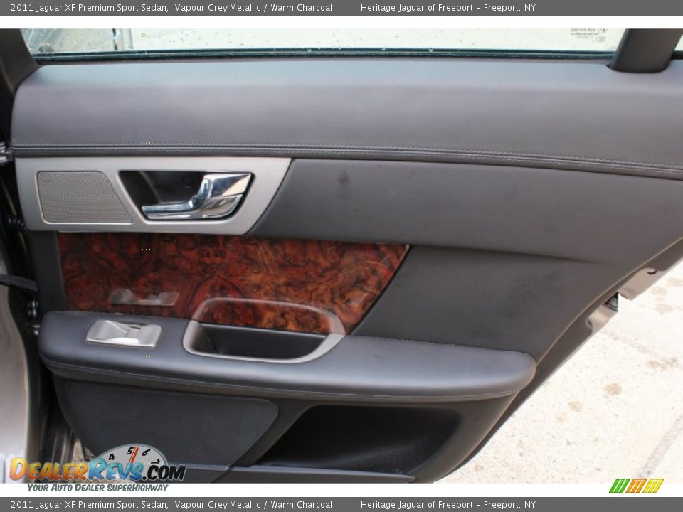2011 Jaguar XF Premium Sport Sedan Vapour Grey Metallic / Warm Charcoal Photo #13