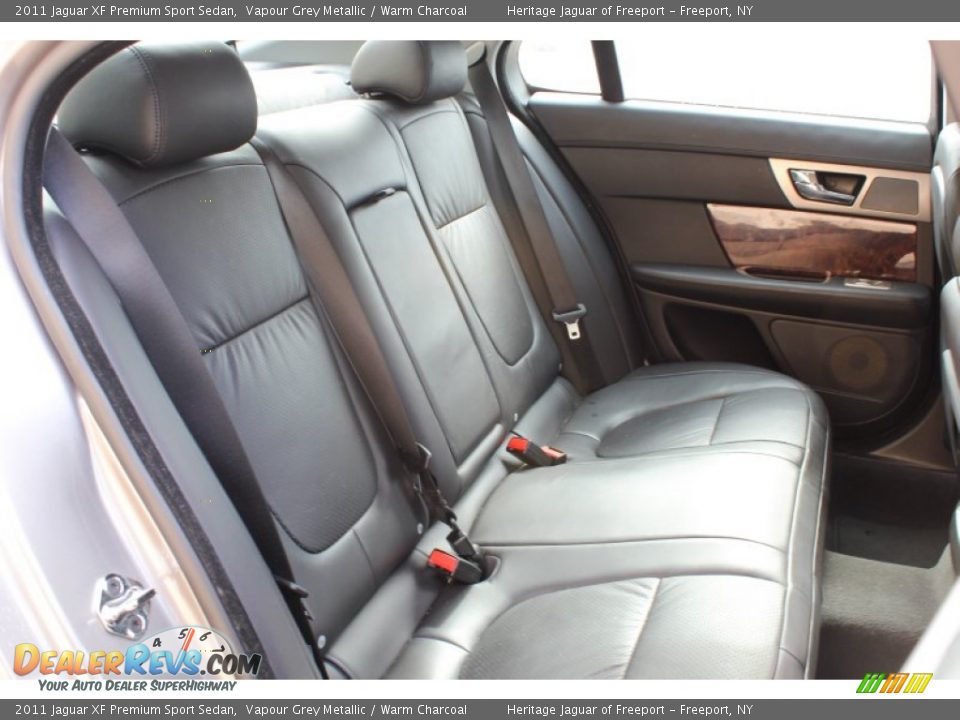 2011 Jaguar XF Premium Sport Sedan Vapour Grey Metallic / Warm Charcoal Photo #14