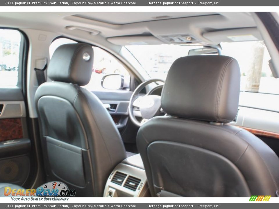 2011 Jaguar XF Premium Sport Sedan Vapour Grey Metallic / Warm Charcoal Photo #15