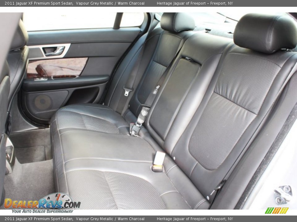Rear Seat of 2011 Jaguar XF Premium Sport Sedan Photo #17