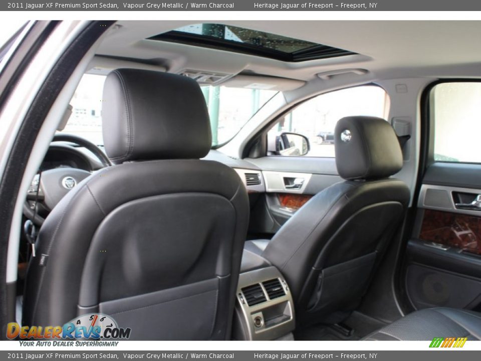 2011 Jaguar XF Premium Sport Sedan Vapour Grey Metallic / Warm Charcoal Photo #18