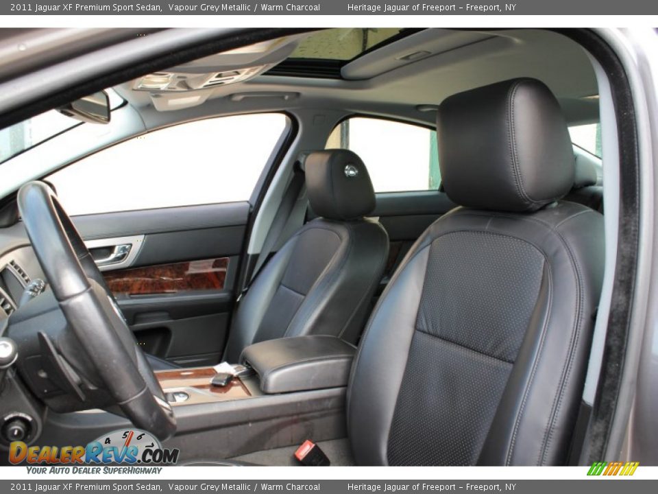 2011 Jaguar XF Premium Sport Sedan Vapour Grey Metallic / Warm Charcoal Photo #20
