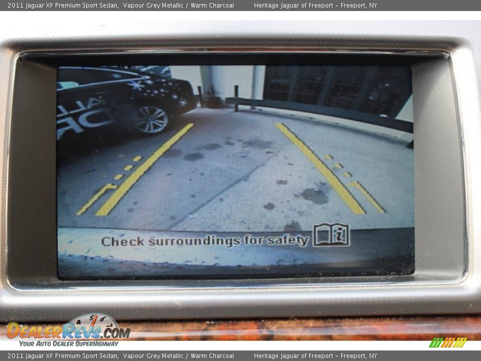 2011 Jaguar XF Premium Sport Sedan Vapour Grey Metallic / Warm Charcoal Photo #25