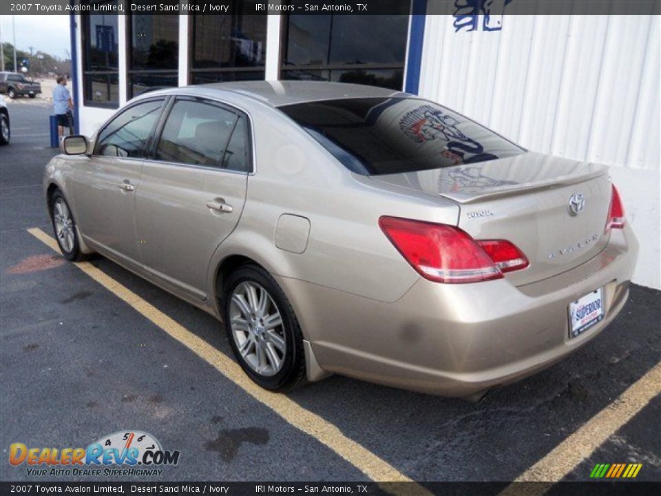 2007 Toyota Avalon Limited Desert Sand Mica / Ivory Photo #6