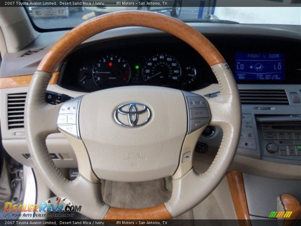 2007 Toyota Avalon Limited Desert Sand Mica / Ivory Photo #13