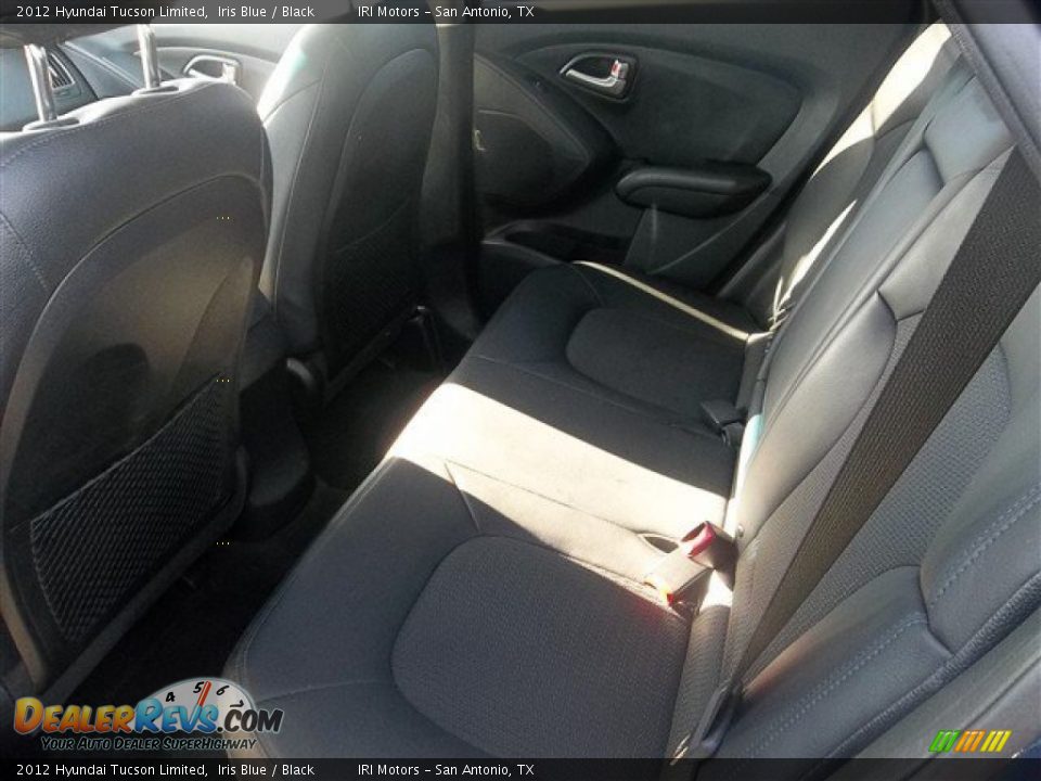 2012 Hyundai Tucson Limited Iris Blue / Black Photo #2