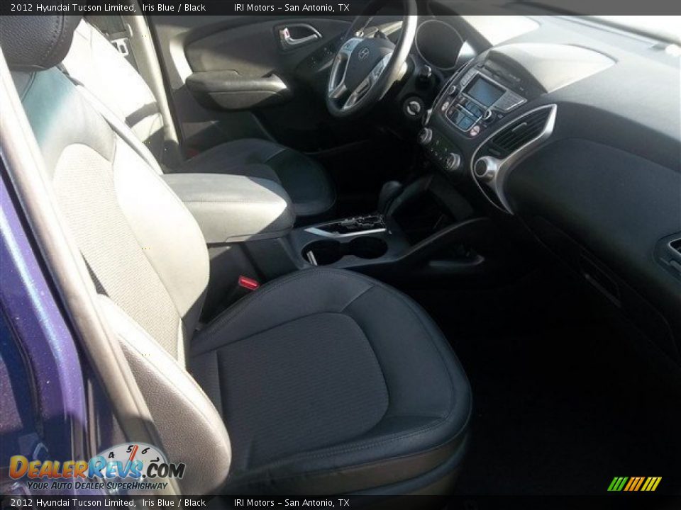 2012 Hyundai Tucson Limited Iris Blue / Black Photo #4