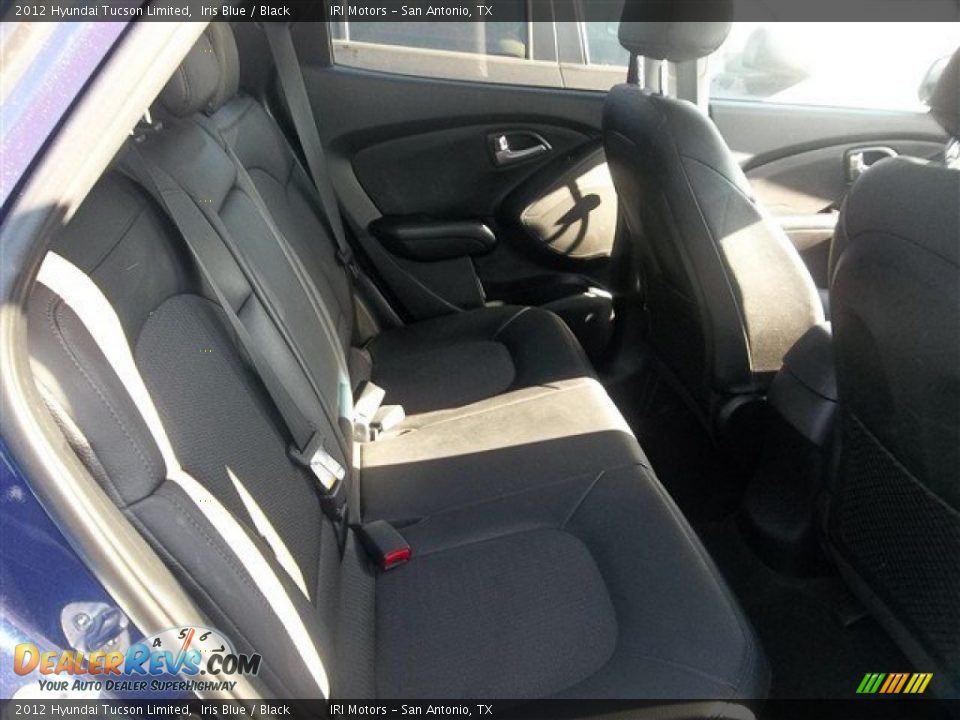 2012 Hyundai Tucson Limited Iris Blue / Black Photo #5