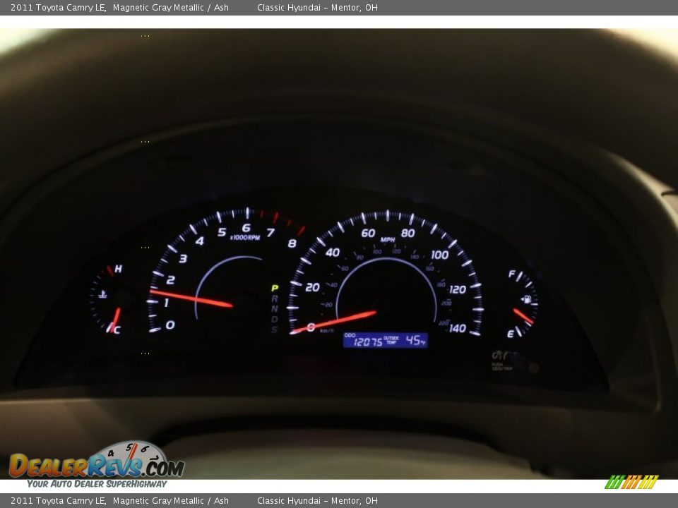 2011 Toyota Camry LE Magnetic Gray Metallic / Ash Photo #7