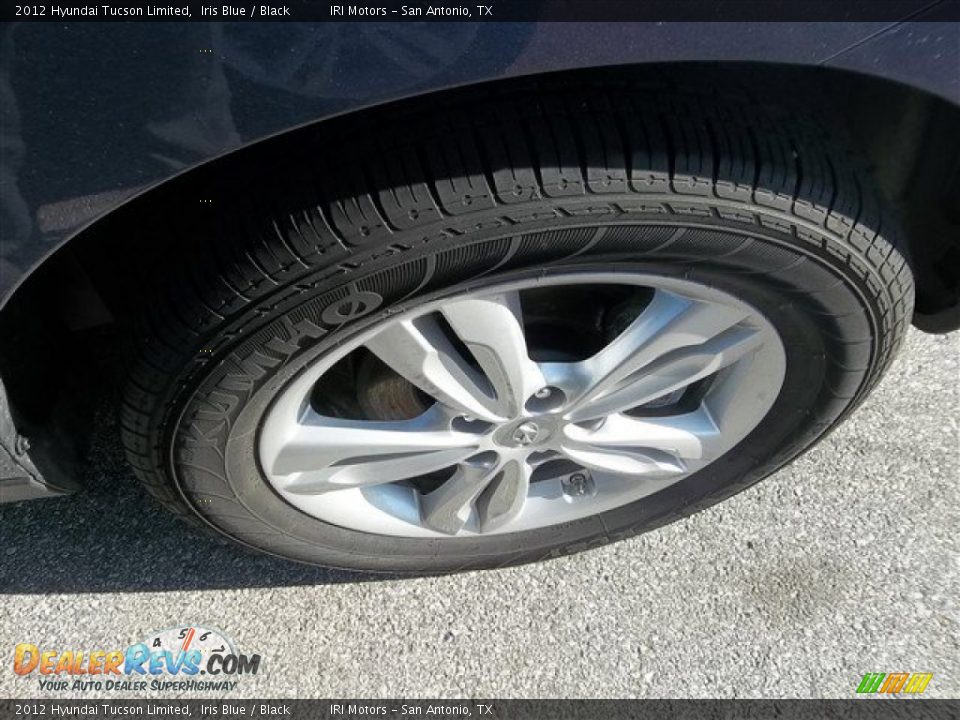 2012 Hyundai Tucson Limited Iris Blue / Black Photo #6
