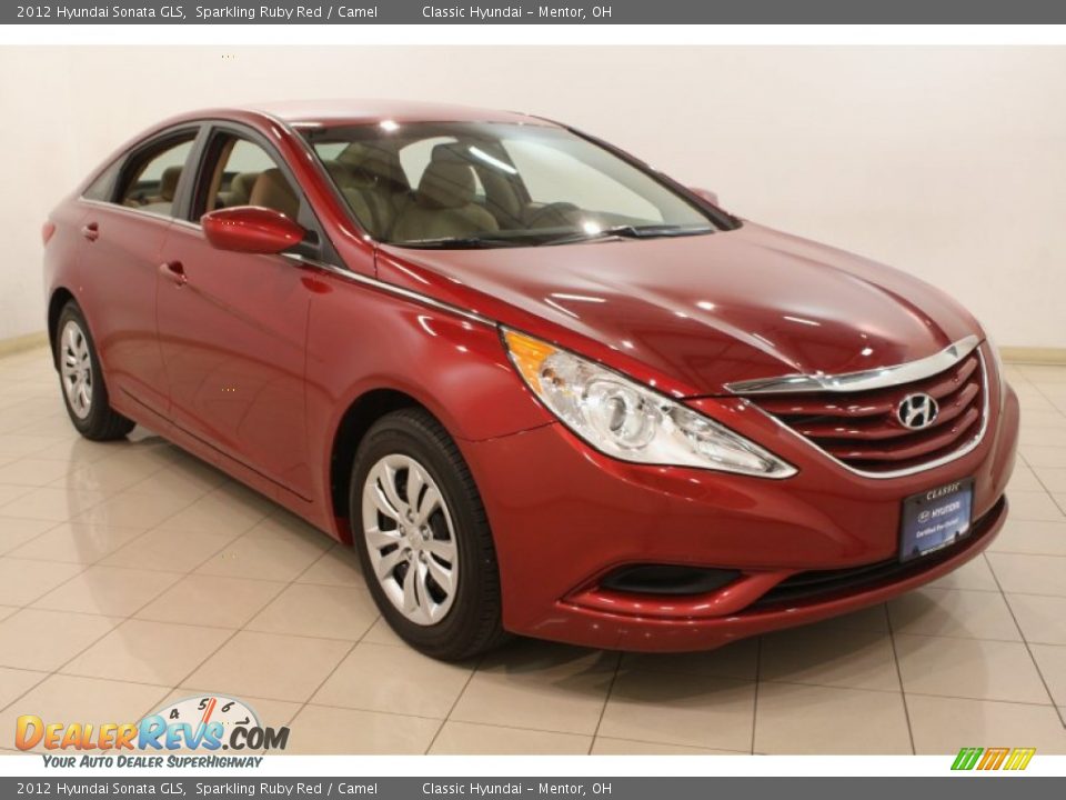 2012 Hyundai Sonata GLS Sparkling Ruby Red / Camel Photo #1