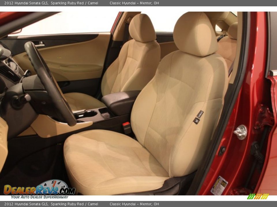 2012 Hyundai Sonata GLS Sparkling Ruby Red / Camel Photo #5