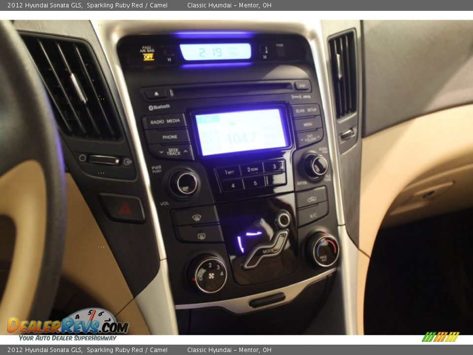 2012 Hyundai Sonata GLS Sparkling Ruby Red / Camel Photo #8