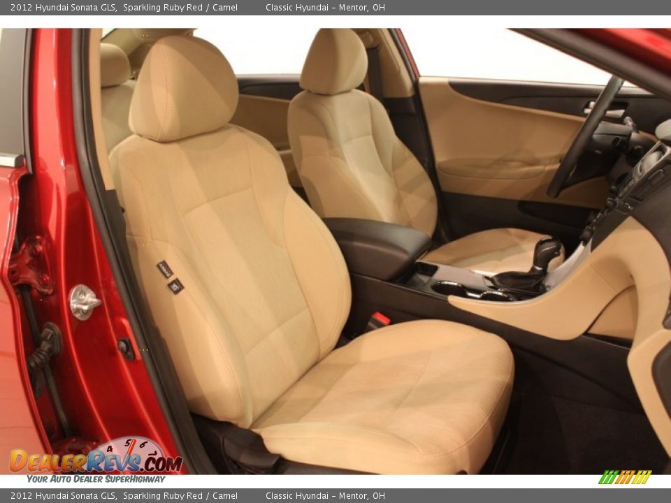 2012 Hyundai Sonata GLS Sparkling Ruby Red / Camel Photo #10