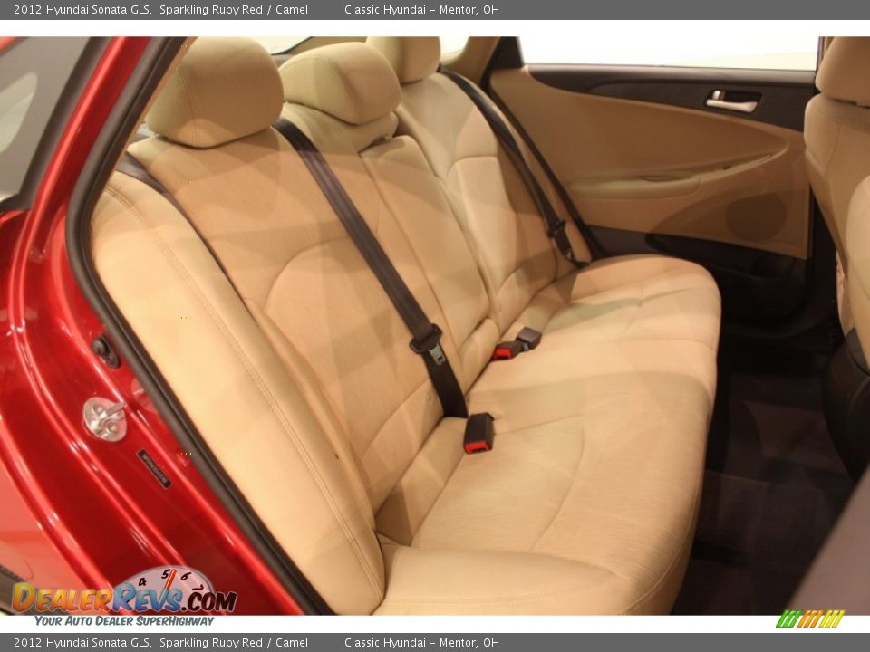 2012 Hyundai Sonata GLS Sparkling Ruby Red / Camel Photo #11