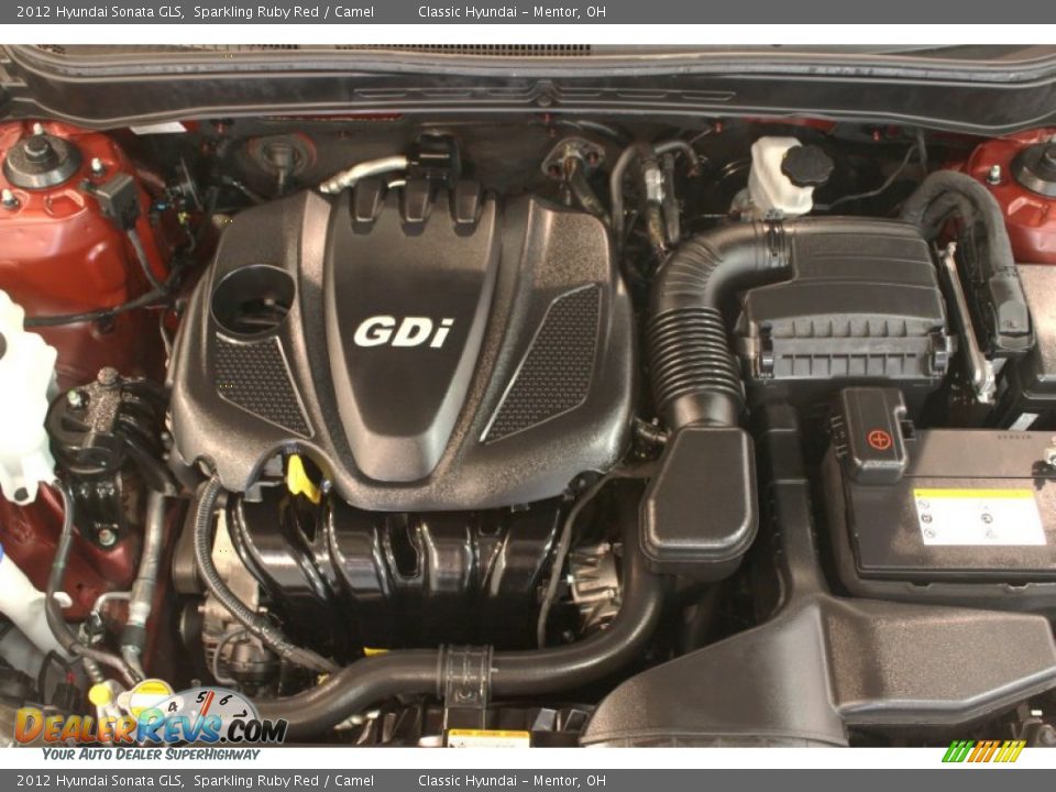 2012 Hyundai Sonata GLS Sparkling Ruby Red / Camel Photo #14