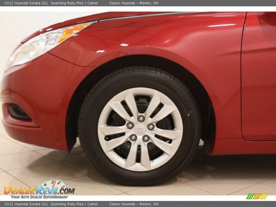 2012 Hyundai Sonata GLS Sparkling Ruby Red / Camel Photo #15