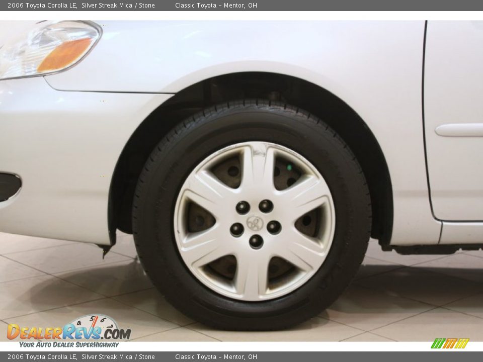 2006 Toyota Corolla LE Silver Streak Mica / Stone Photo #17