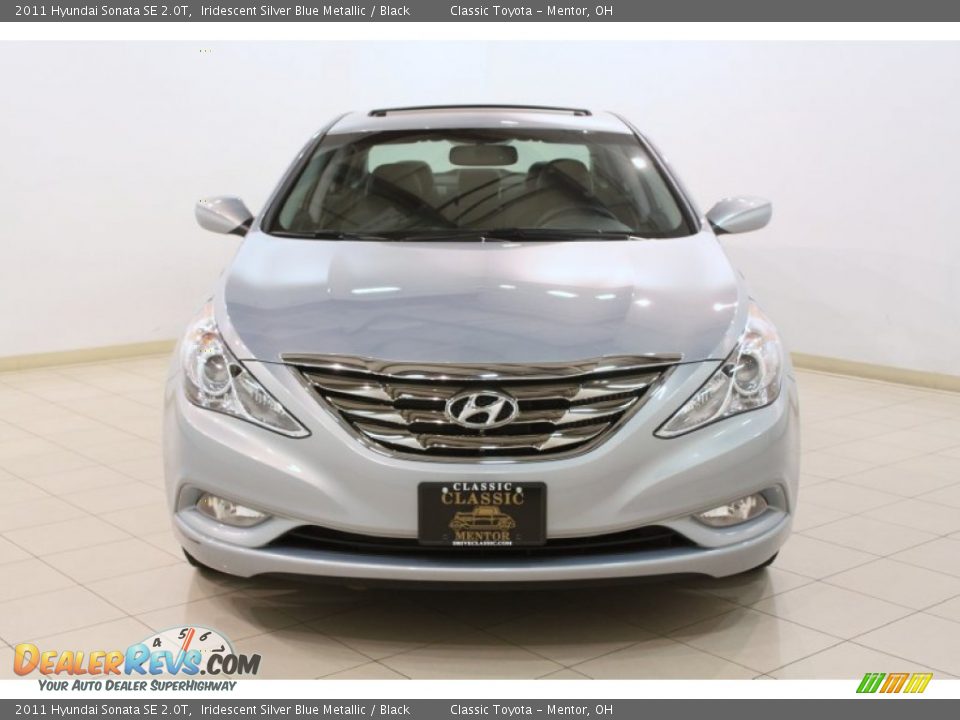 2011 Hyundai Sonata SE 2.0T Iridescent Silver Blue Metallic / Black Photo #2