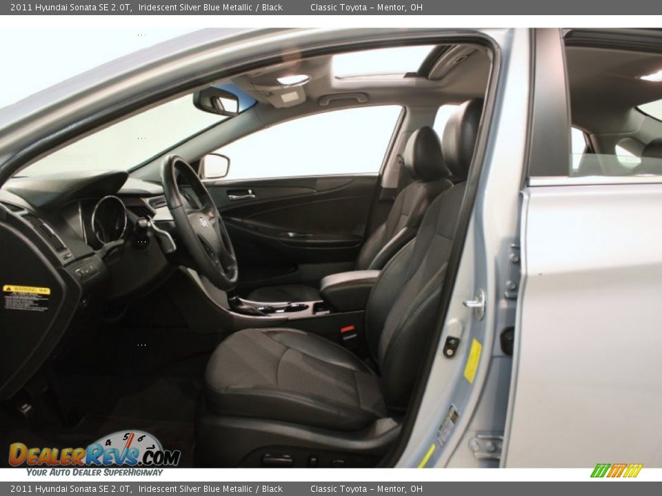 2011 Hyundai Sonata SE 2.0T Iridescent Silver Blue Metallic / Black Photo #5