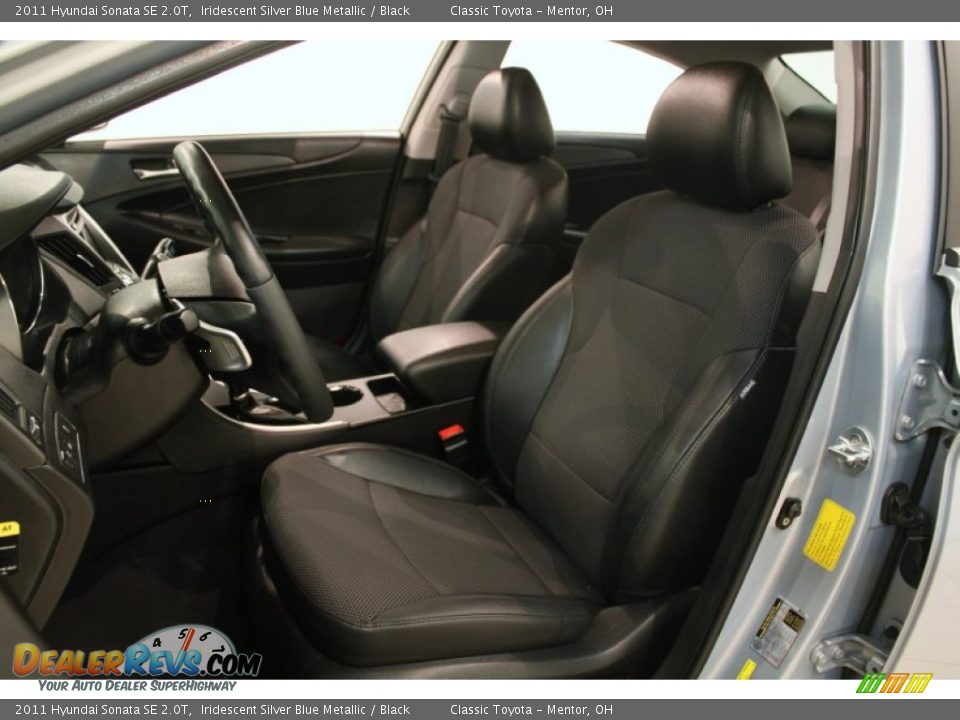 2011 Hyundai Sonata SE 2.0T Iridescent Silver Blue Metallic / Black Photo #6