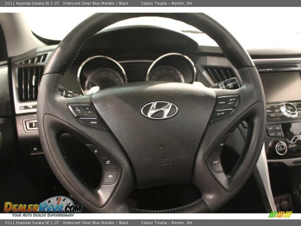 2011 Hyundai Sonata SE 2.0T Iridescent Silver Blue Metallic / Black Photo #7