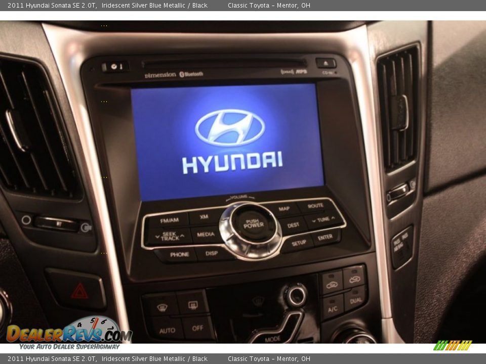 2011 Hyundai Sonata SE 2.0T Iridescent Silver Blue Metallic / Black Photo #9