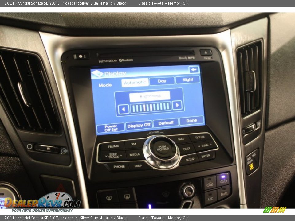 2011 Hyundai Sonata SE 2.0T Iridescent Silver Blue Metallic / Black Photo #14