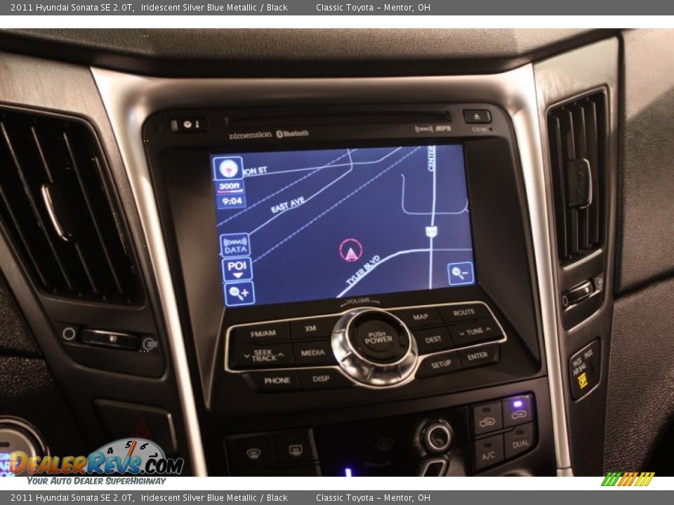2011 Hyundai Sonata SE 2.0T Iridescent Silver Blue Metallic / Black Photo #17
