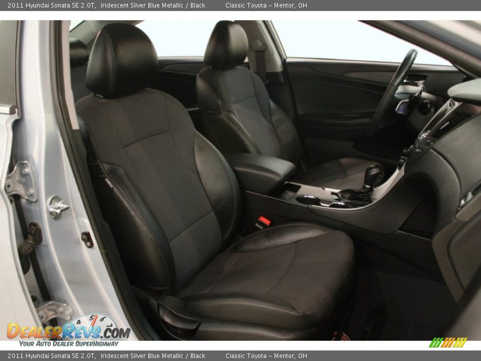 2011 Hyundai Sonata SE 2.0T Iridescent Silver Blue Metallic / Black Photo #19