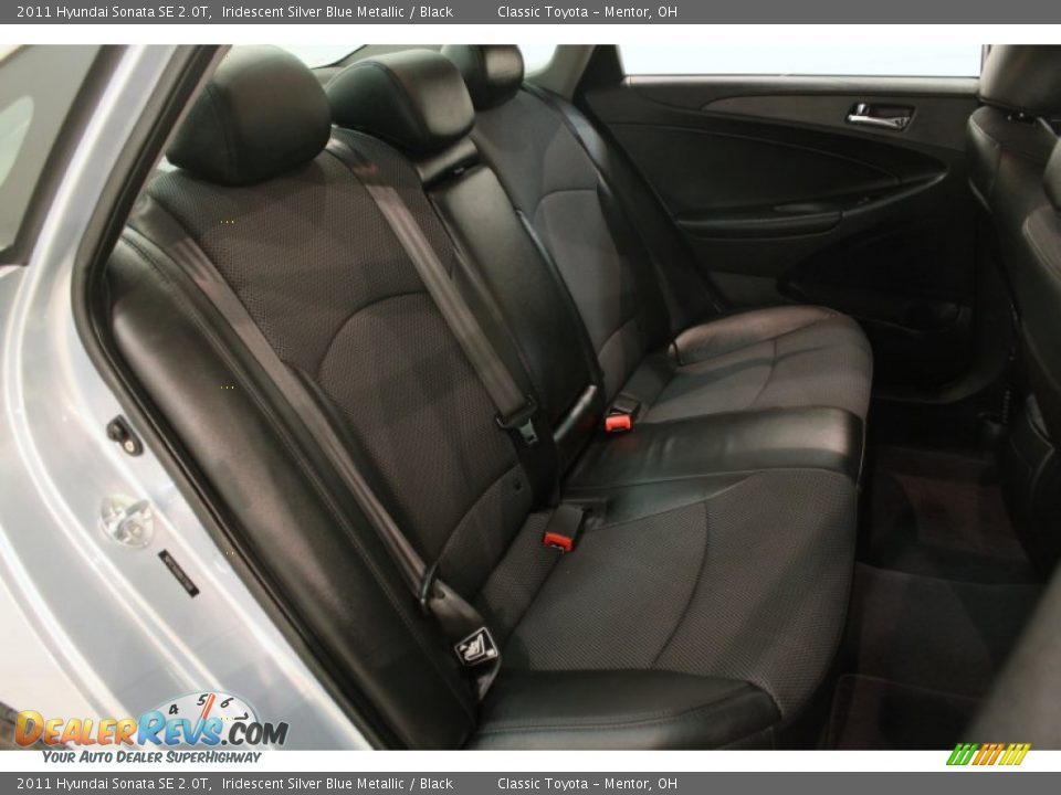2011 Hyundai Sonata SE 2.0T Iridescent Silver Blue Metallic / Black Photo #20